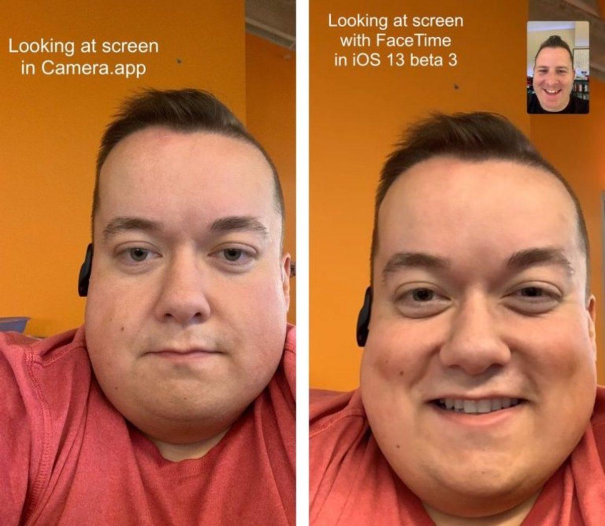Apple, iOS 13 ile Birlikte FaceTime’daki ’Gözlerin Kameraya Bakmaması’ Sorununu Çözdü