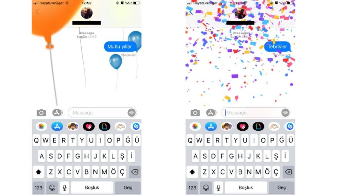 iMessage’da Bu Kelimeleri Yazdığınızda Lazer Işık Şovları Yaratabiliyorsunuz