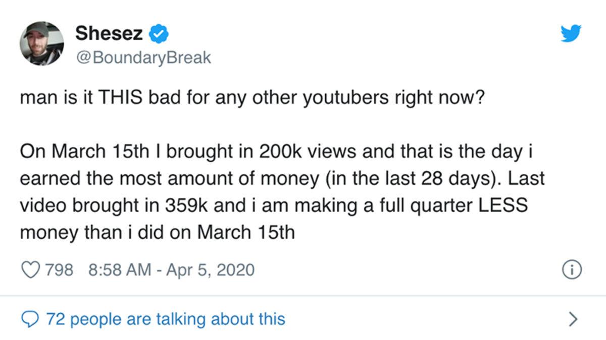 İnsanların Evde Kalması YouTuber’ların Gelirlerini Artırdı mı?