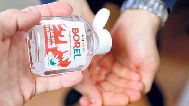 ’Bor’dan Yapılan Yerli Dezenfektan BOREL, Yarın Satışa Çıkıyor
