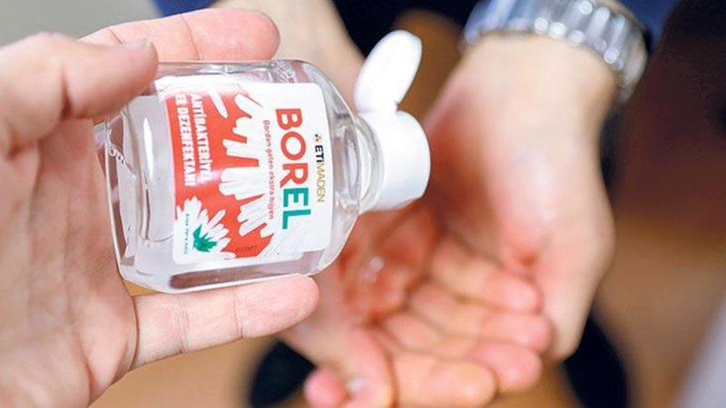 ’Bor’dan Yapılan Yerli Dezenfektan BOREL, Yarın Satışa Çıkıyor