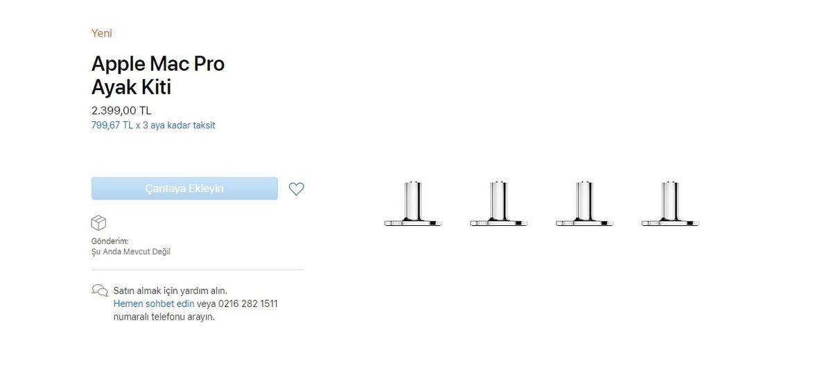 Apple, Mac Pro’nun Tekerleklerini Neredeyse iPhone SE Fiyatına Satışa Sundu