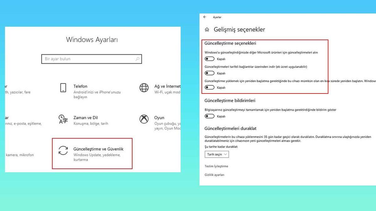 Windows 10 Güncelleme Kapatma Nasıl Yapılır?