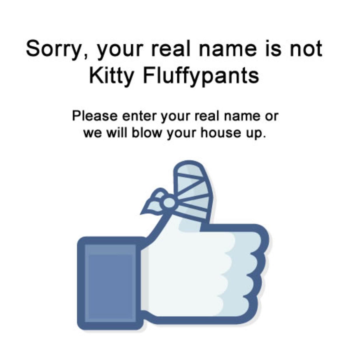 Facebook Sahte İsim Kullanımını Onaylamaya Karar Verdi