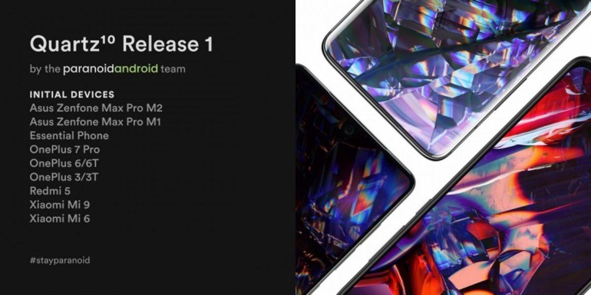 Paranoid Android 10, Bazı ASUS, OnePlus ve Xiaomi Cihazlar İçin Yayınlandı