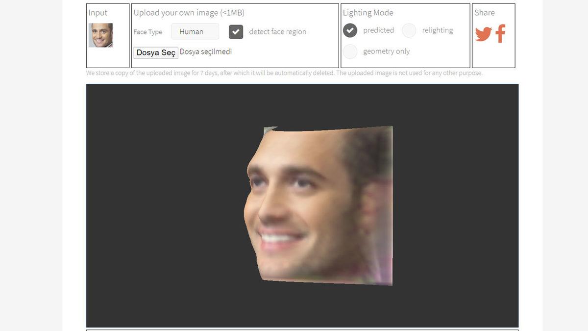 İki Boyutlu Görselleri Üç Boyutlu Modellere Çeviren Eğlenceli İnternet Sitesi