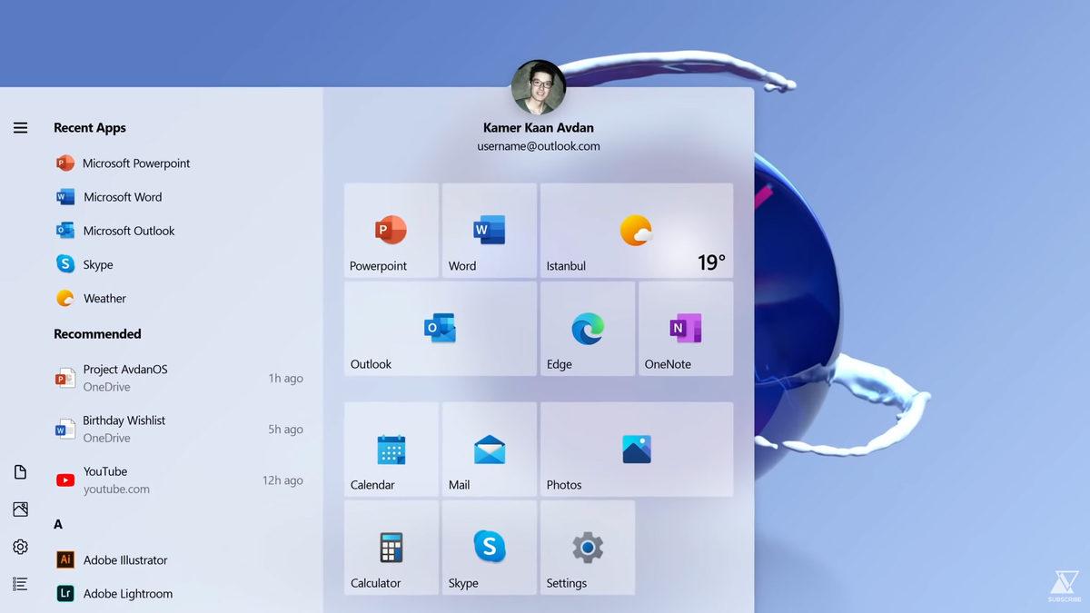Türk Tasarımcıdan ’İşte Bu’ Dedirten Windows 20 Konsepti (Video)