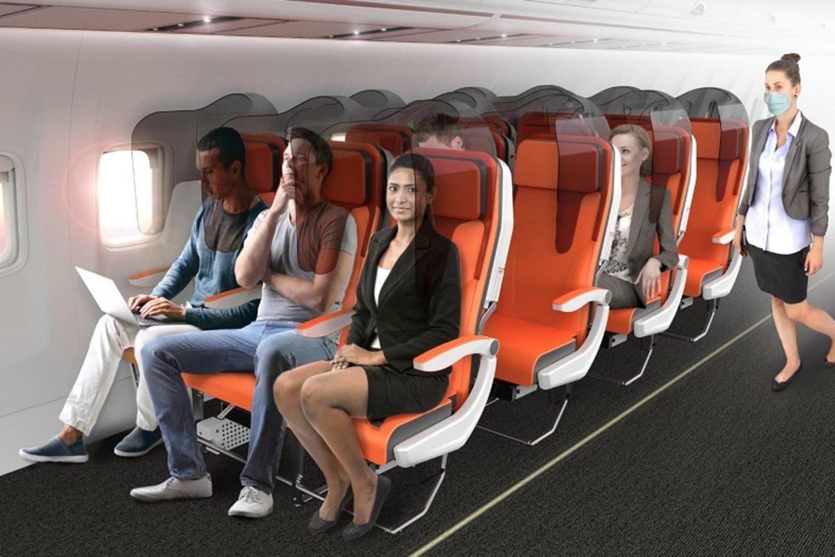 Salgın Sonrasında Uçakla Seyahatin Nasıl Değişebileceğini Gösteren Konsept