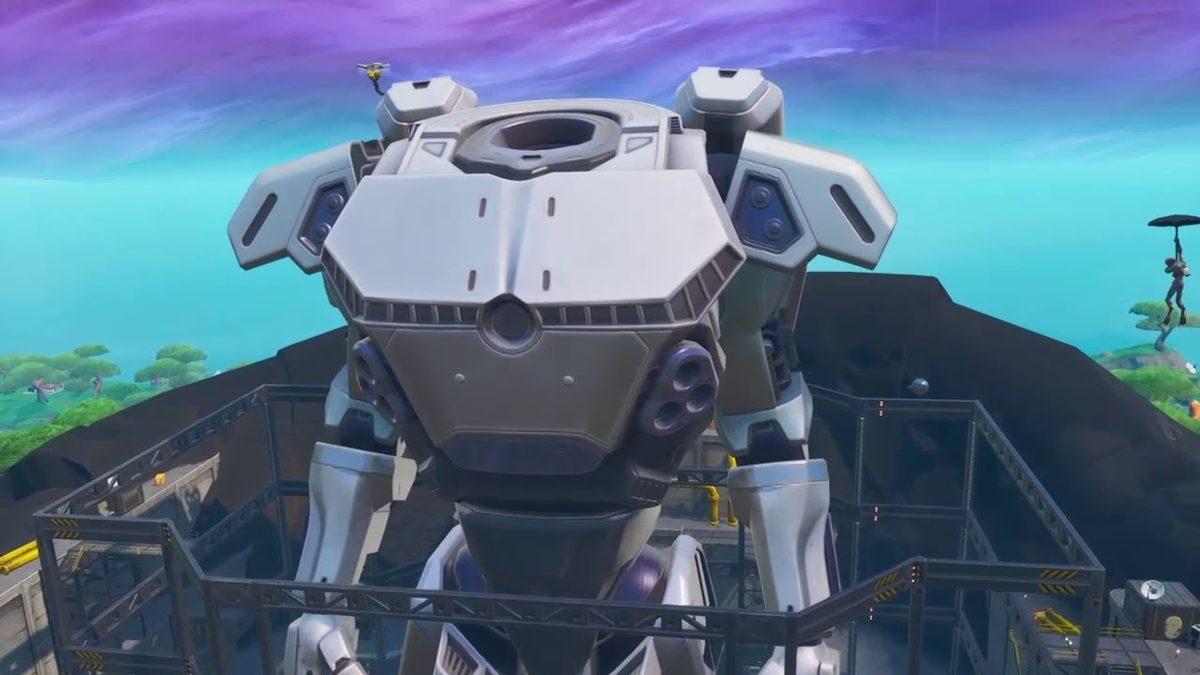 Fortnite Adasında Bulunan Dev Robot Tamamlanmak Suretiyle 2 Fortnite Adasında Bulunan Dev Robot Tamamlanmak Üzere