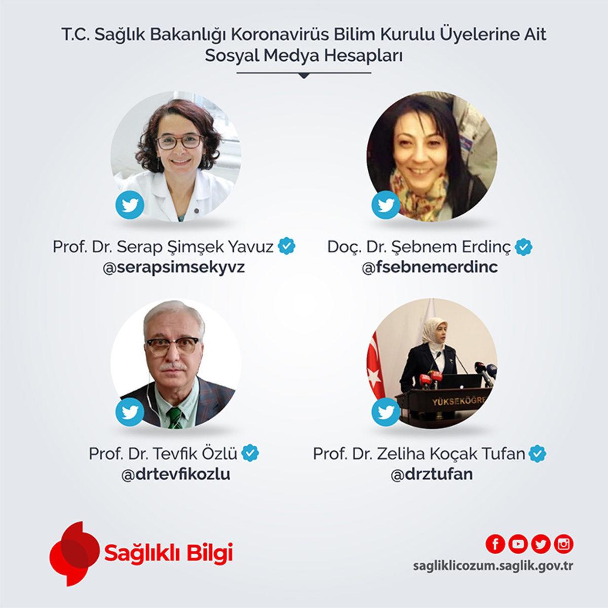 Bakanlıktan Bilim Kurulu Üyelerinin Sahte Sosyal Medya Hesapları Hakkında Uyarı