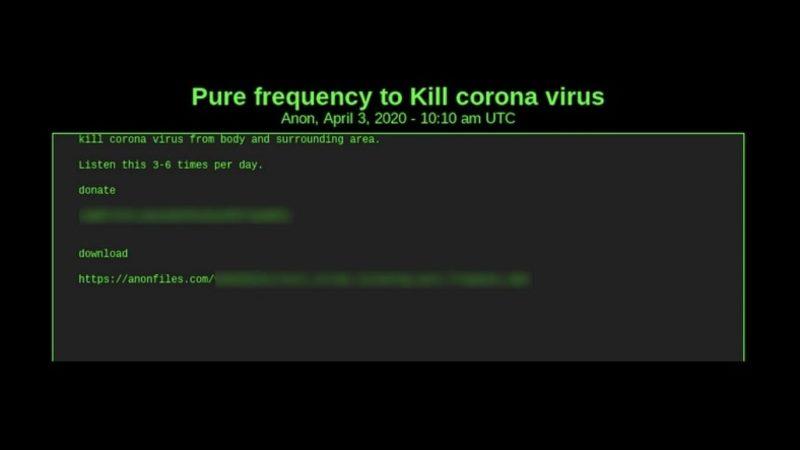 Dolandırıcılar Dark Web’de Koronavirüs Öldüren MP3 Satmaya Başladı