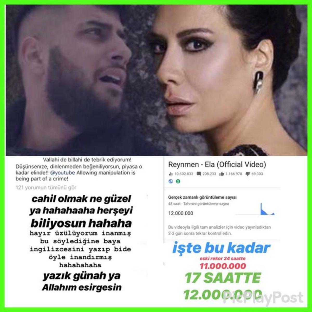 Işın Karaca, Reynmen’in Rekorlar Kıran Müzik Klibi İçin YouTube’a Şikayette Bulundu