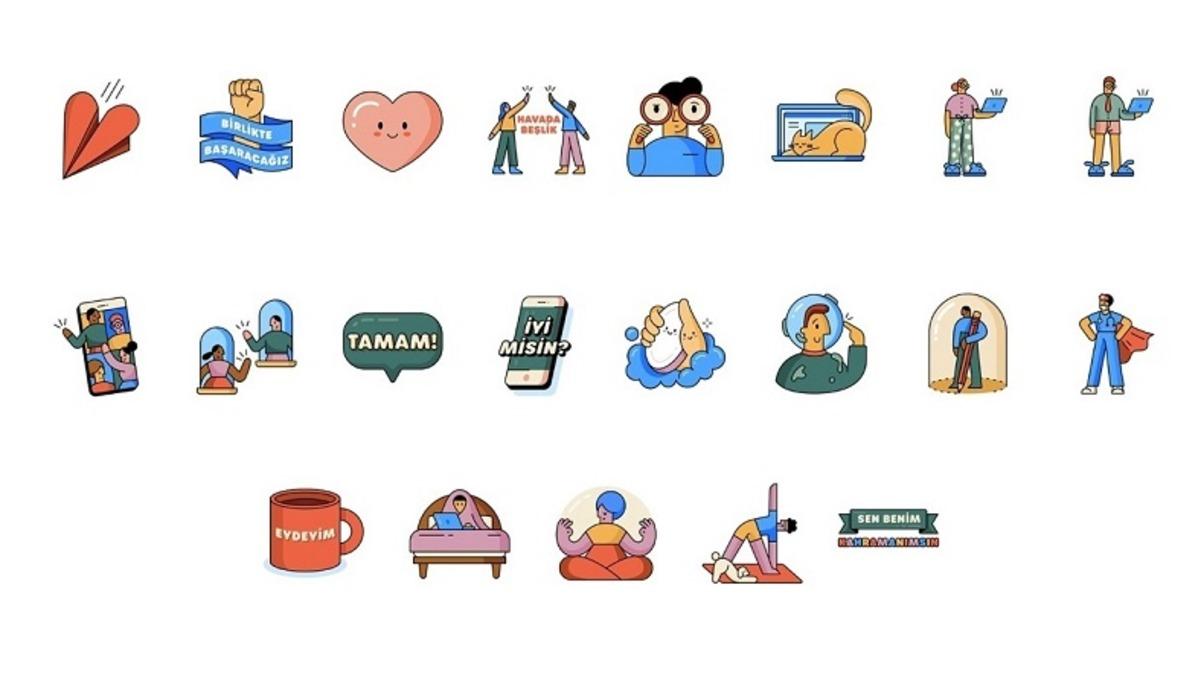 WhatsApp, ’Evde Hep Birlikte’ Adlı Çıkartma Setini Yayınladı