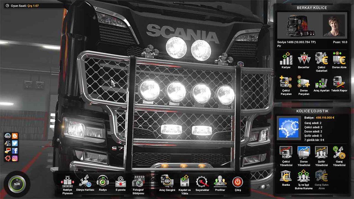 Euro Truck Simulator 2 (ETS 2) Hileleri - 2020