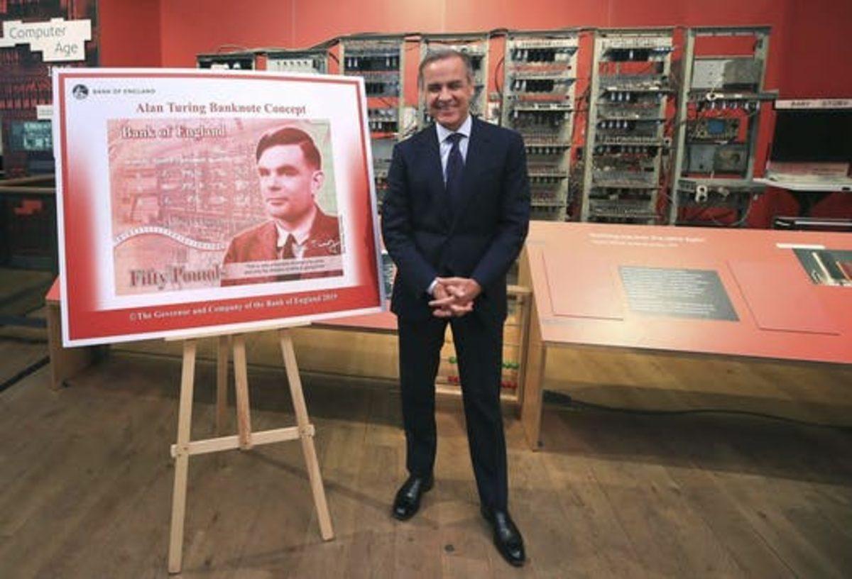 Alan Turing’in Fotoğrafı, Yeni 50 Sterlinlik Banknotların Üstünde Bulunacak
