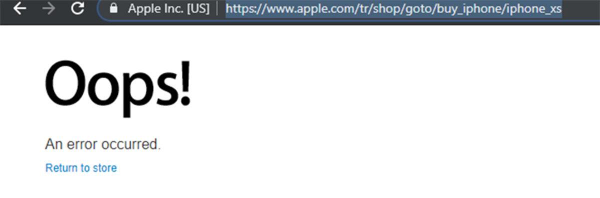 Apple Store’da Kısa Süreli Erişim Sorunu Yaşandı