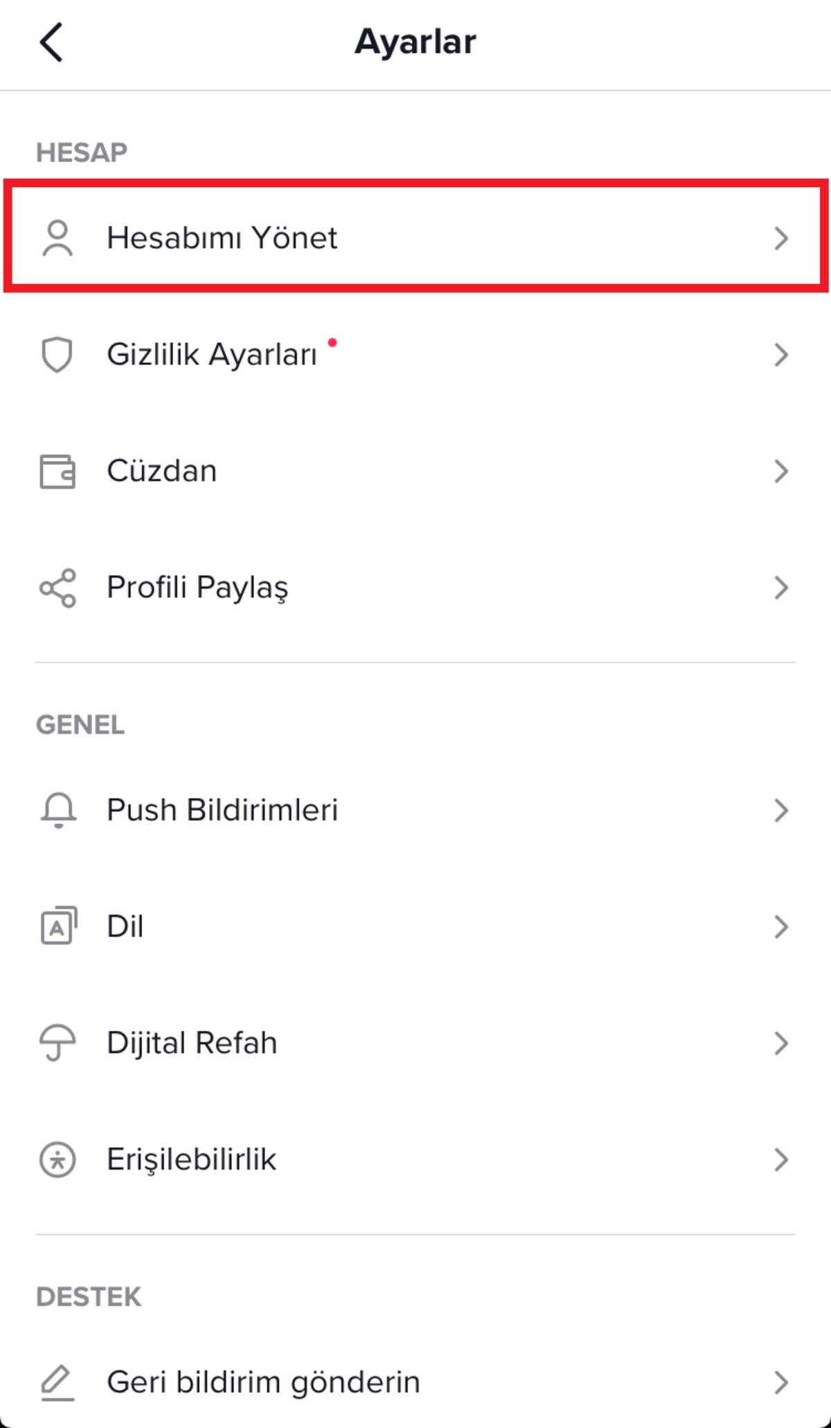TikTok Hesabı Nasıl Silinir?
