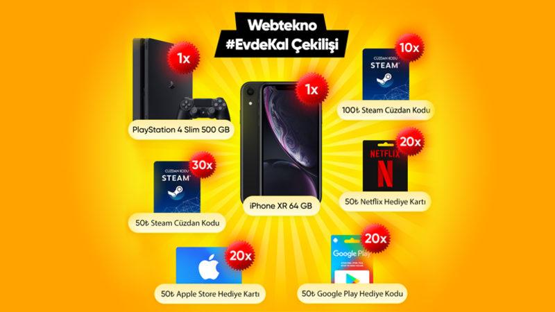 Webtekno #EvdeKal Çekilişinin Sonuçları Belli Oldu: İşte Kazananlar