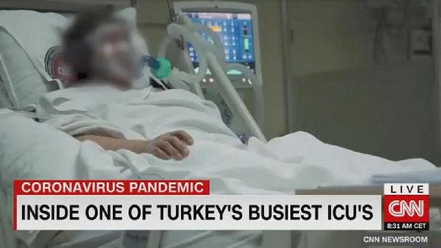 CNN International, Türkiye’nin En Kritik Koronavirüs Yoğun Bakım Ünitesine Girdi