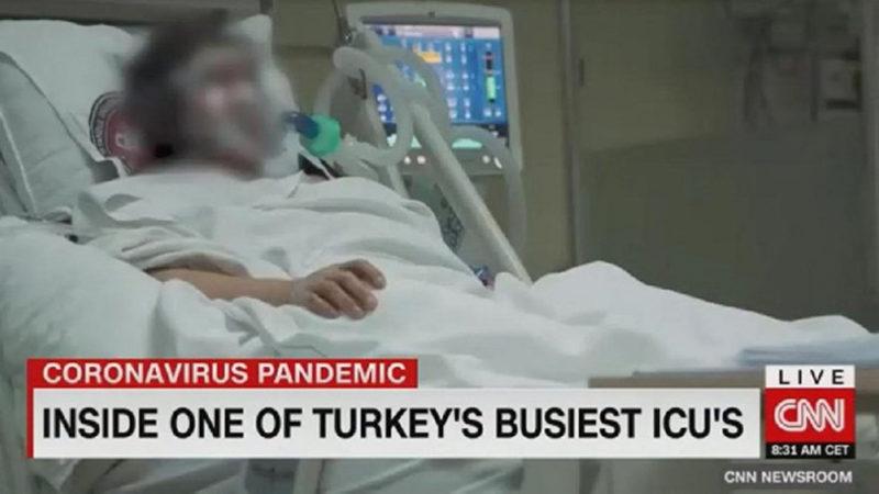 CNN International, Türkiye’nin En Kritik Koronavirüs Yoğun Bakım Ünitesine Girdi