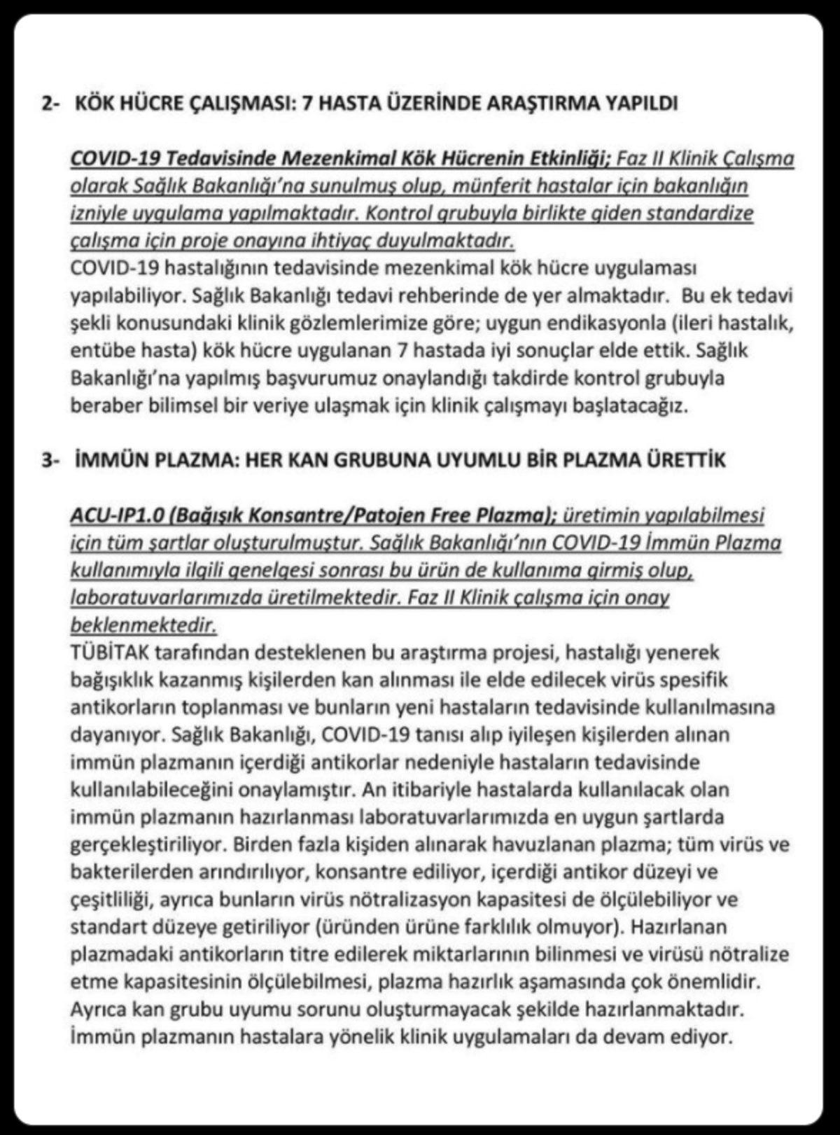 Ercüment Ovalı, İki Farklı Covid-19 Aşısı Üzerinde Çalıştıklarını Açıkladı