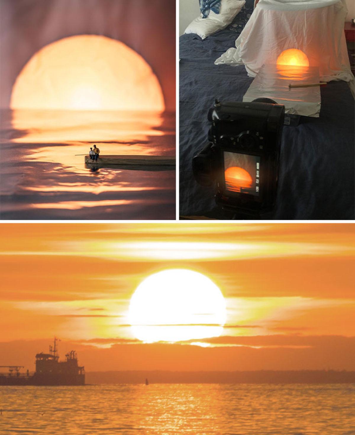 Bir Fotoğrafçının Evindeki Malzemeleri Kullanarak Çektiği Harika Doğa Fotoğrafları