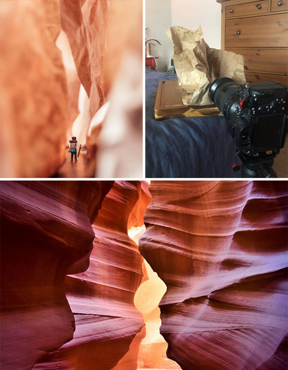 Bir Fotoğrafçının Evindeki Malzemeleri Kullanarak Çektiği Harika Doğa Fotoğrafları