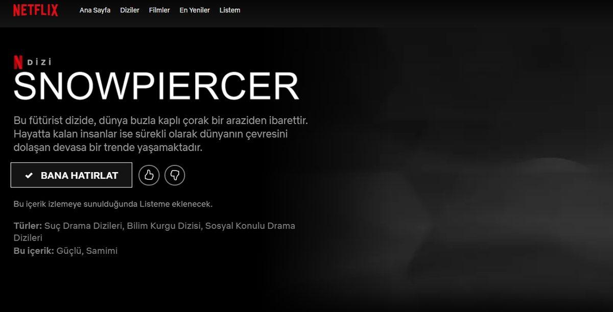 Önümüzdeki Ay Netflix’e Gelecek Snowpiercer’ın Fragmanı Yayınlandı