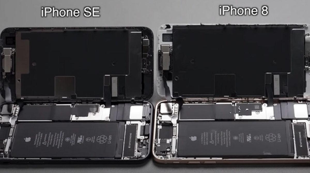 iPhone SE’nin Dışı Gibi İçi de iPhone 8 ile Neredeyse Birebir Aynı (Video)