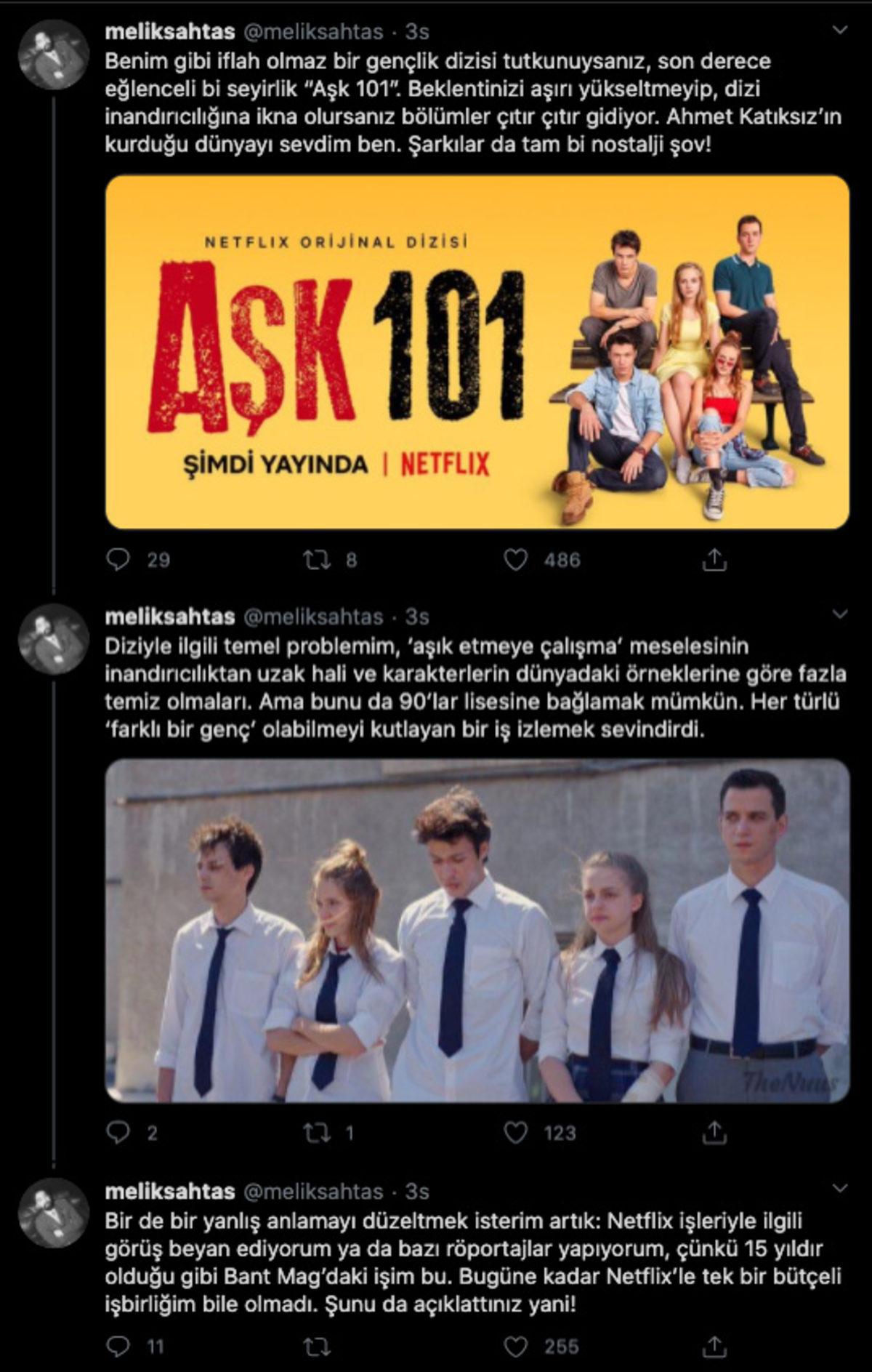 Netflix’in Aşk 101 Dizisine Sosyal Medyadan Gelen İlk Tepkiler
