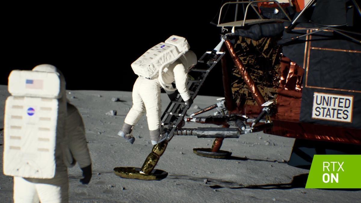 Nvidia, RTX Teknolojisini Kullanarak Apollo 11’in İnişini Modelledi