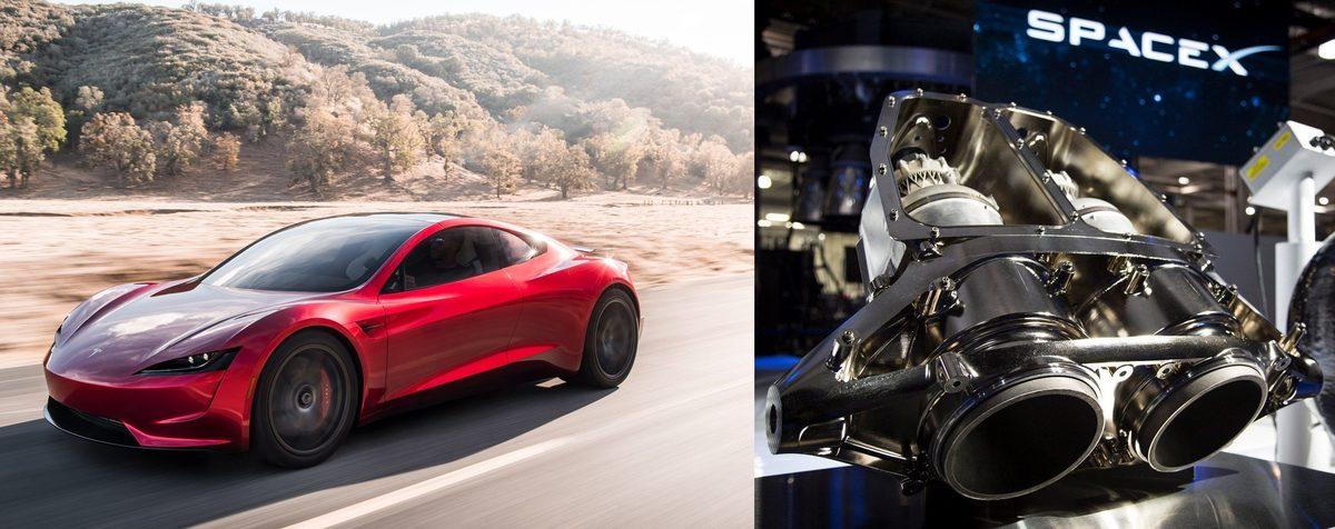 Tesla Roadster’lerin Sahip Olacağı Roket Motoru, Otomobili ’Uçuracak’