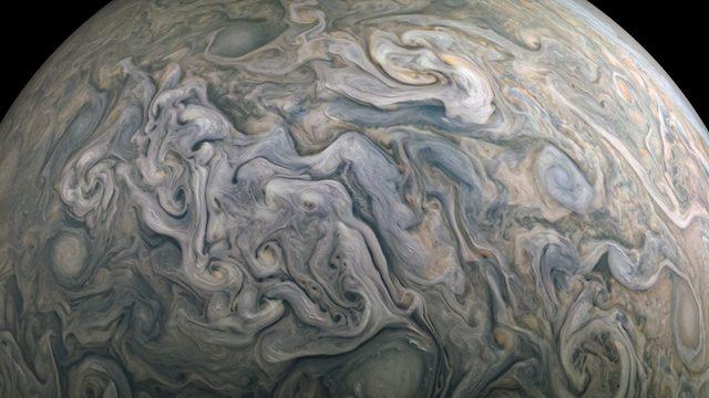 NASA, Jüpiter’in Sanat Tablosu Gibi Gözüktüğü Fotoğrafı Yayınladı