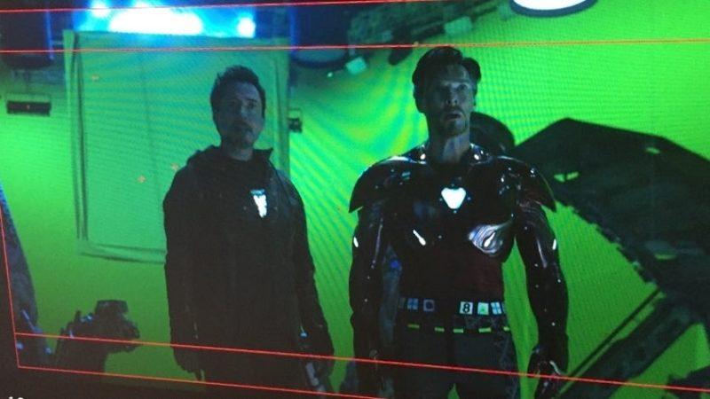 Doctor Strange’in Iron Man Zırhı Giydiği Sahneden Bir Fotoğraf Paylaşıldı