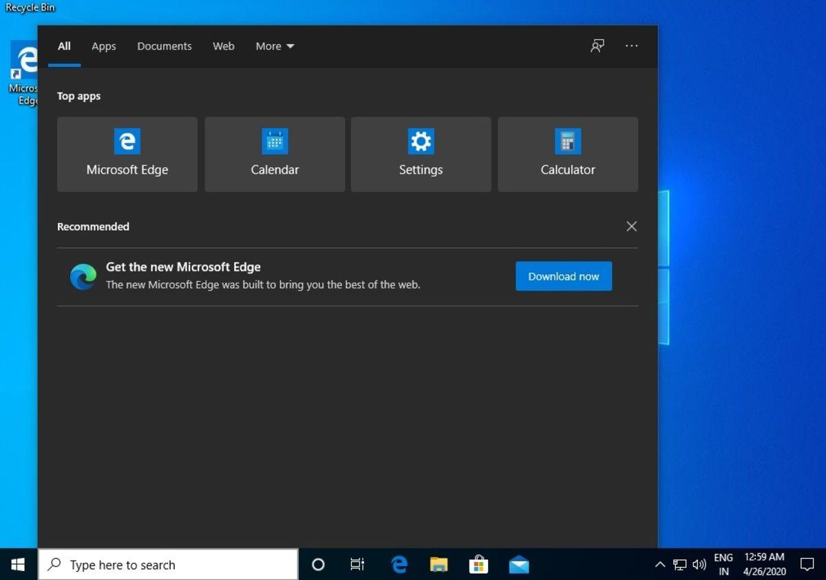Microsoft, Bu Sefer de Windows Arama Üzerinden Edge Reklamı Göstermeye Başladı
