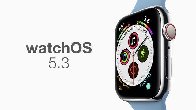 Apple Watch İçin watchOS 5.3 Yayınlandı: İşte Yeni Özellikler