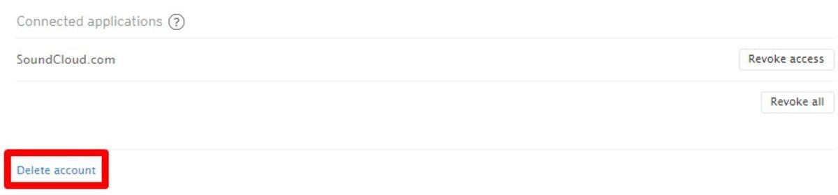 SoundCloud Hesabı Nasıl Silinir?