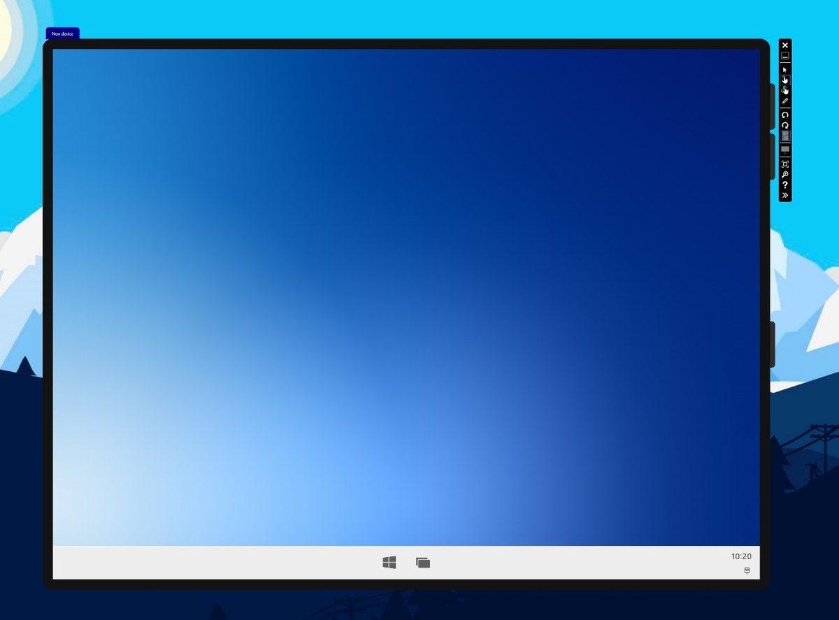 Windows 10X Emülatörü, Büyük ve Tek Ekranlı Cihazları da Destekleyecek