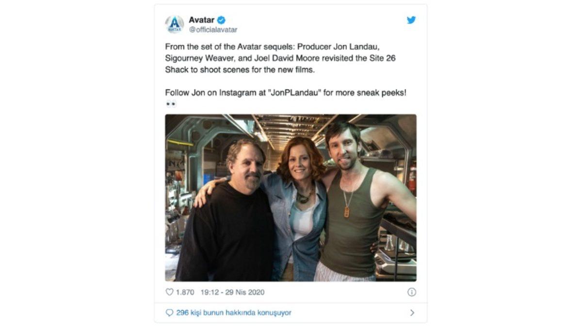 Avatar 2’nin Setinden Kafaları Karıştıran Fotoğraf