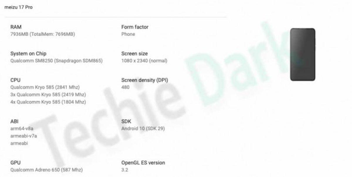 Meizu 17 ve 17 Pro ile Samsung Galaxy M01, Google Play Console’da Görüldü