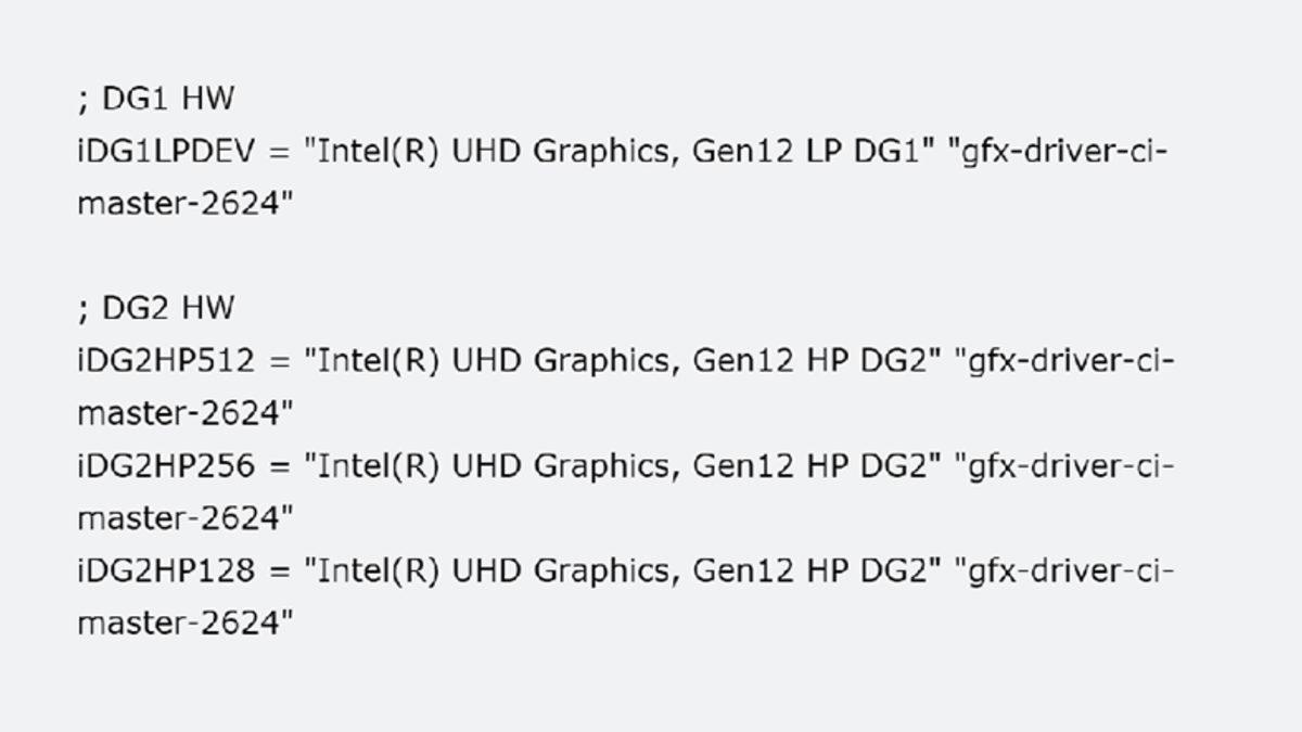 Intel, Piyasaya Süreceği Dört Ekran Kartını ’Yanlışlıkla’ Paylaştı