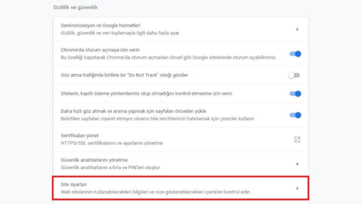 Google Chrome’un ’Bildirimlere İzin Ver’ Kutucuğu Nasıl Kapatılır?