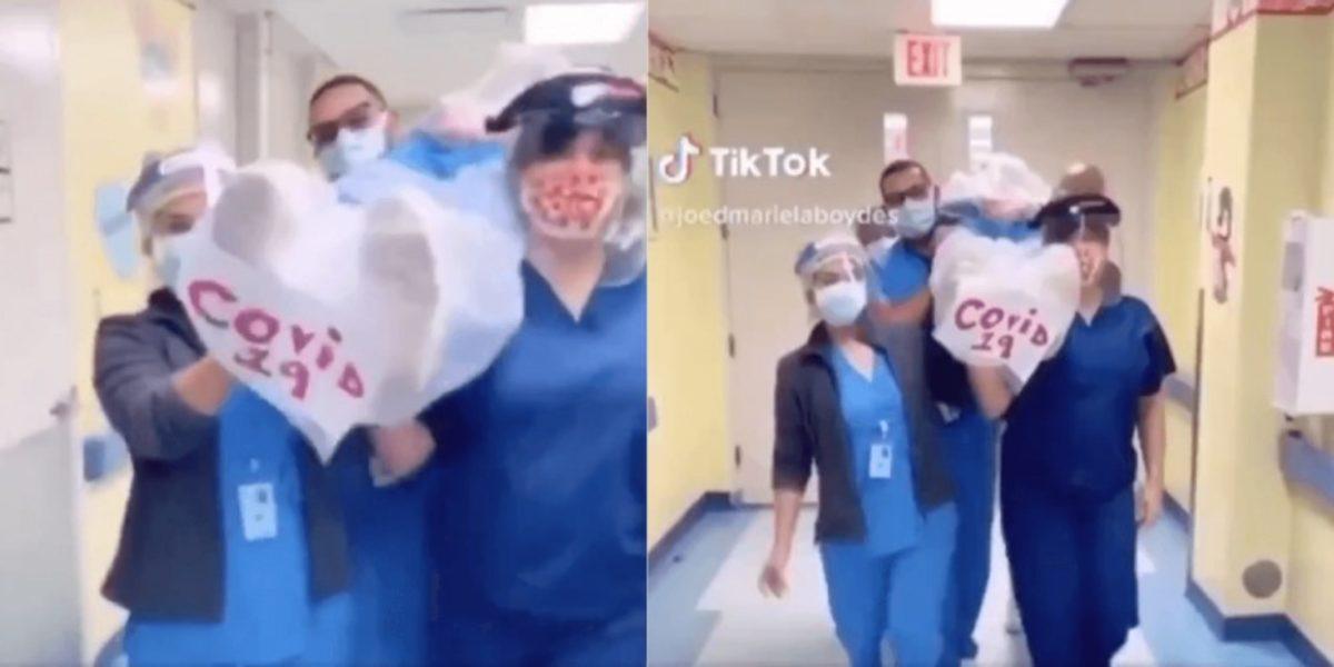 Sağlık Çalışanlarının TikTok’ta Paylaştıkları, Tepki Çeken ’Tabut Dansı’ (Video)