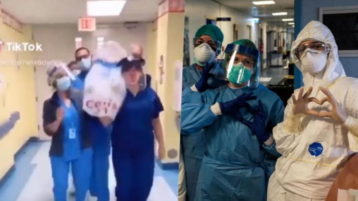 Sağlık Çalışanlarının TikTok’ta Paylaştıkları, Tepki Çeken ’Tabut Dansı’ (Video)