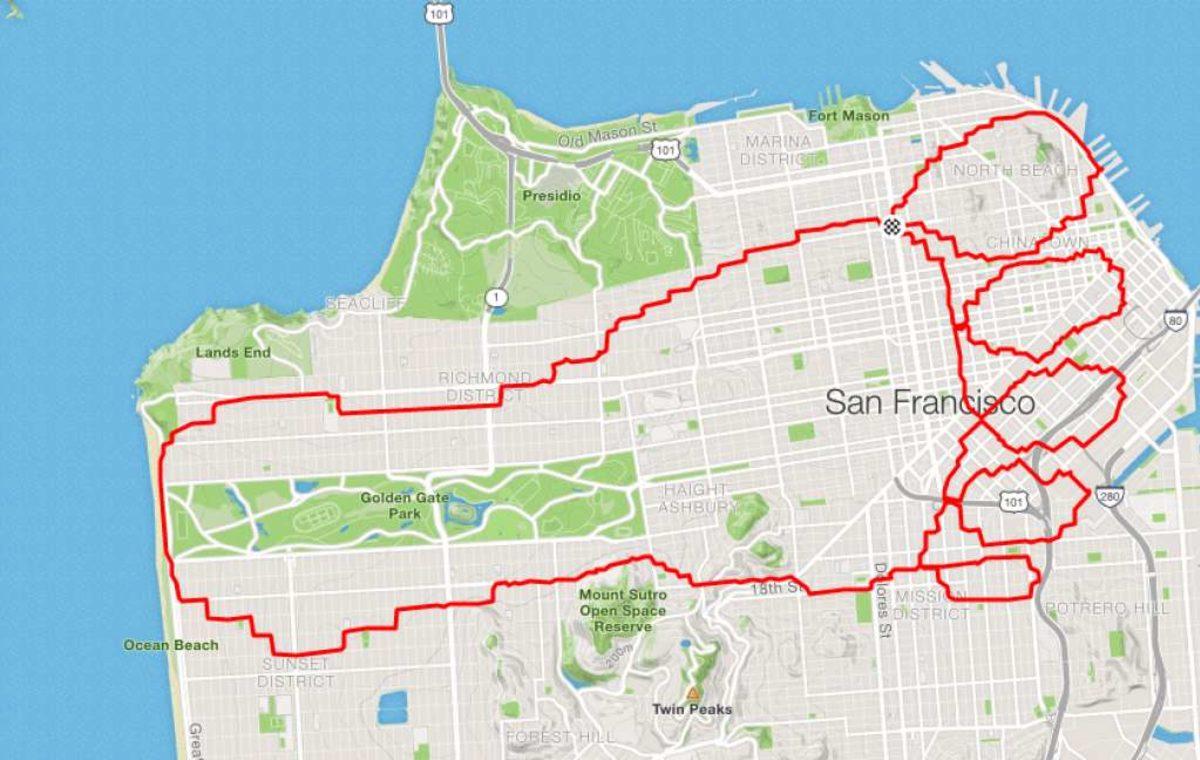 Koşmayı Sanata Çeviren Sporcunun Harita Uygulamasında Çizdiği Muhteşem Resimler