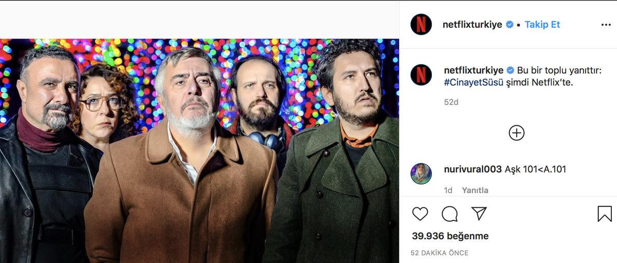Netflix, Cinayet Süsü’nü Platformuna Eklediğini Resmen Duyurdu