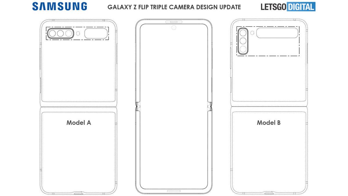 Samsung Galaxy Z Flip 2’nin 3 Arka Kamerayla Geleceğini Gösteren Patent Ortaya Çıktı
