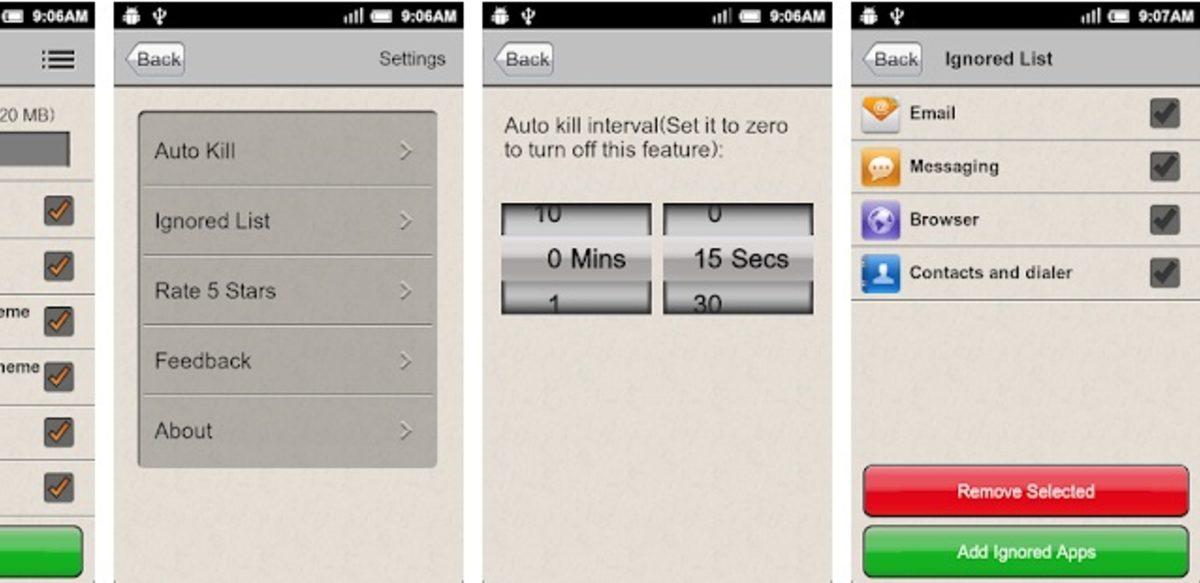 RAM Katili Uygulamaları Temizleyen En İyi Ücretsiz 5 Android Uygulama