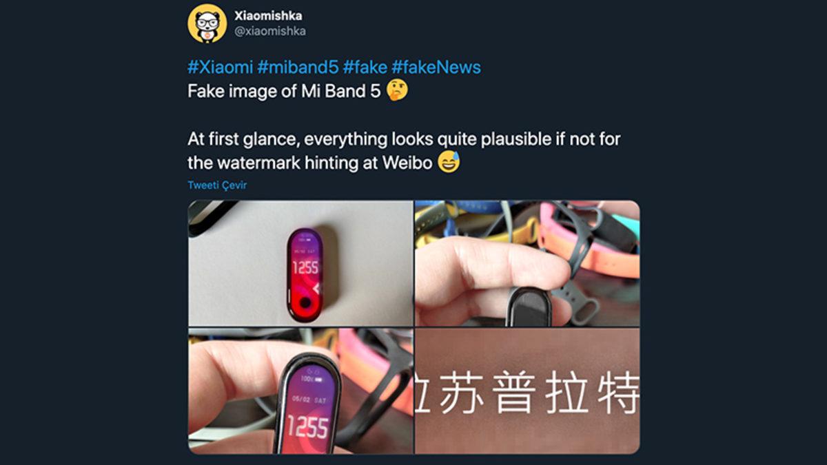 Xiaomi Mi Band 5 Kanlı Canlı Görüntülendi [Güncelleme]