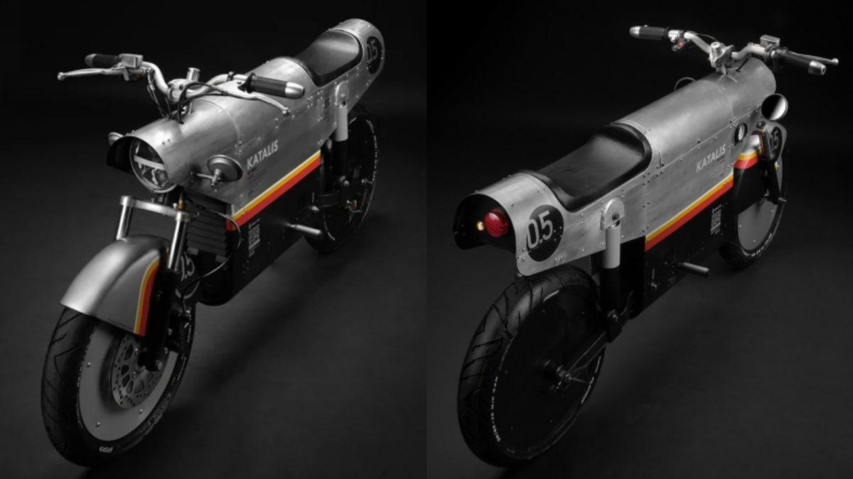 İkinci Dünya Savaşı’ndaki Uçaklardan İlham Alan Elektrikli Motosiklet: Katalis EV500